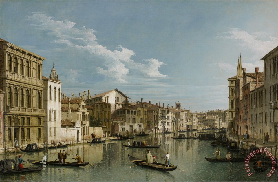 960x628 Canaletto Grand Canal From Palazzo Flangini To Palazzo Bembo - Palazzo Painting