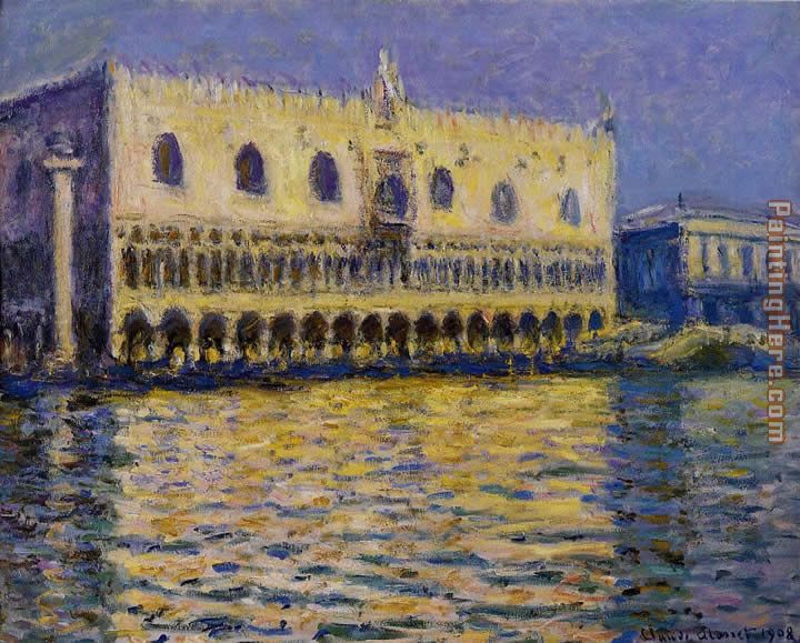 720x579 Claude Monet The Palazzo Ducale Painting Anysize 50% Off - Palazzo Painting