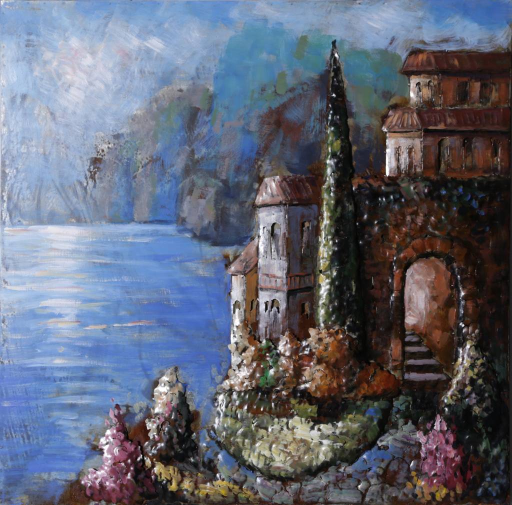 1024x1010 Metal Painting 3d 100x100cm Palermo - Palermo Painting