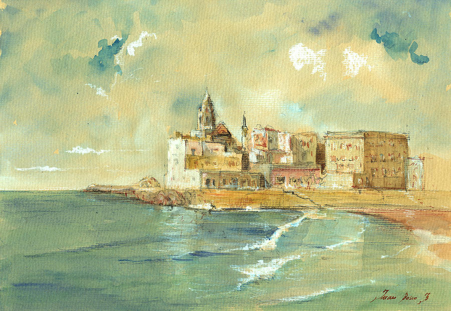 900x620 Palermo Sicily Italy Painting By Juan Bosco - Palermo Painting