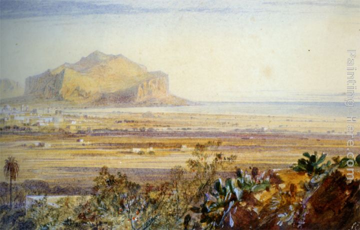 720x460 Edward Lear Palermo Sicily Painting Anysize 50% Off - Palermo Painting
