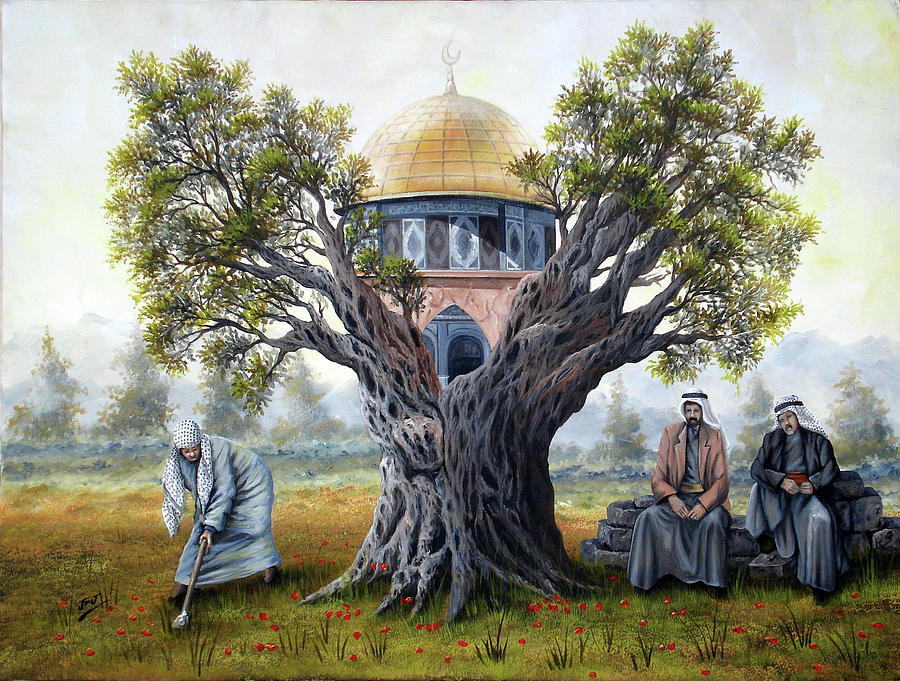 900x681 Palestine Painting By Jihad - Palestine Painting