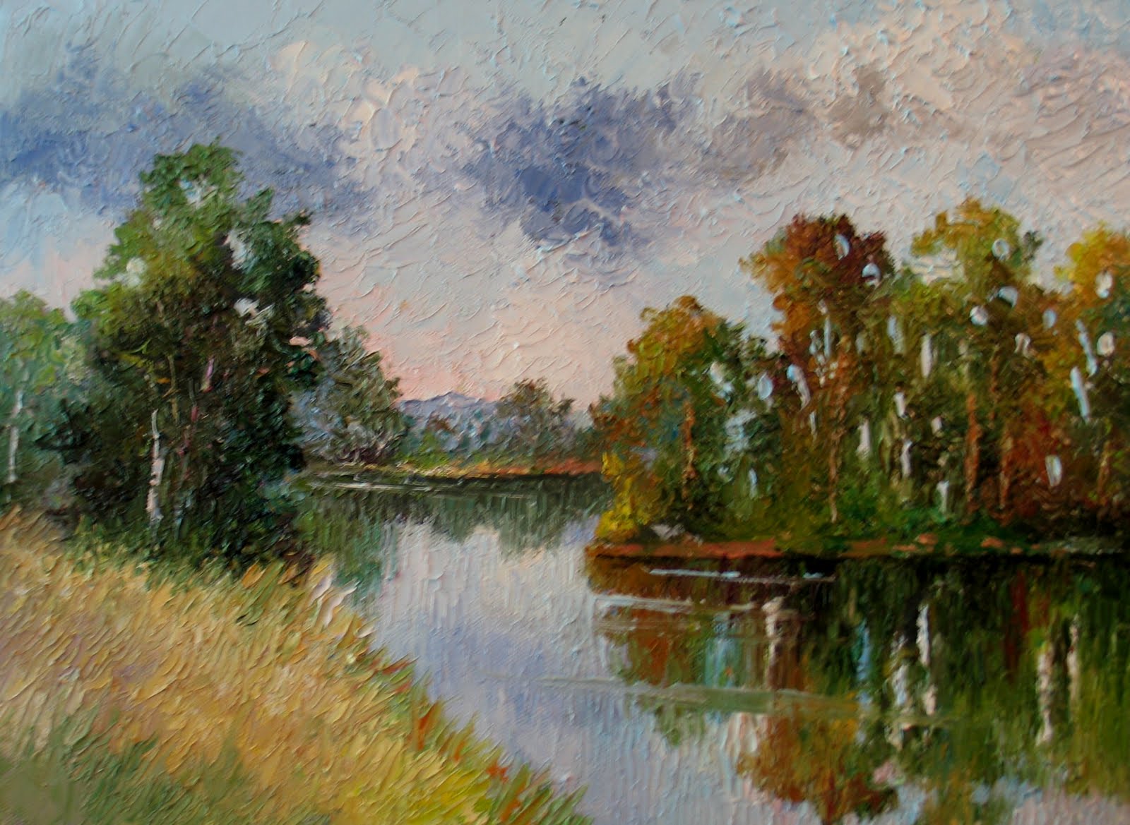 1600x1169 Nel's Everyday Painting Palette Knife Landscape - Palette Knife Landscape Painting