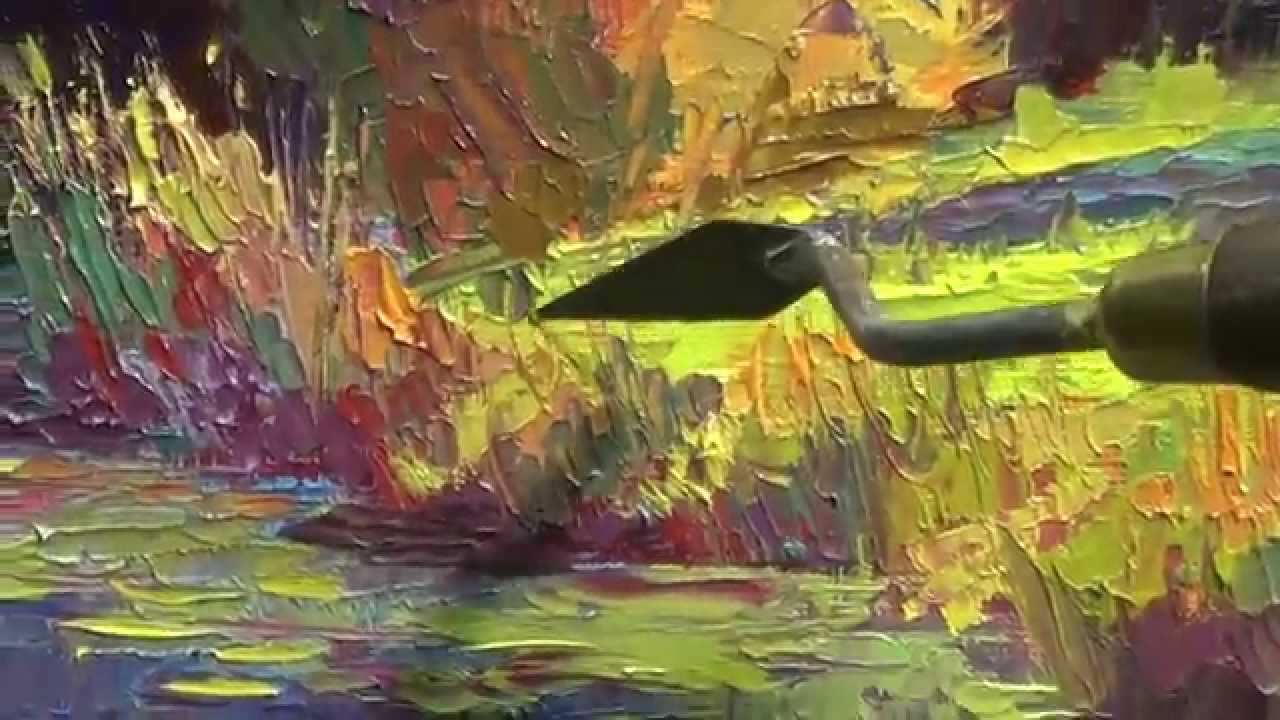 1280x720 Palette Knife And Impressionism Oil Painting - Palette Knife Oil Painting
