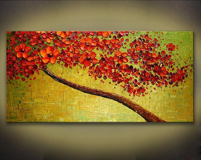 670x536 Unframed Thick Textured Modern Hand Painted Palette Knife Oil - Palette Knife Oil Painting