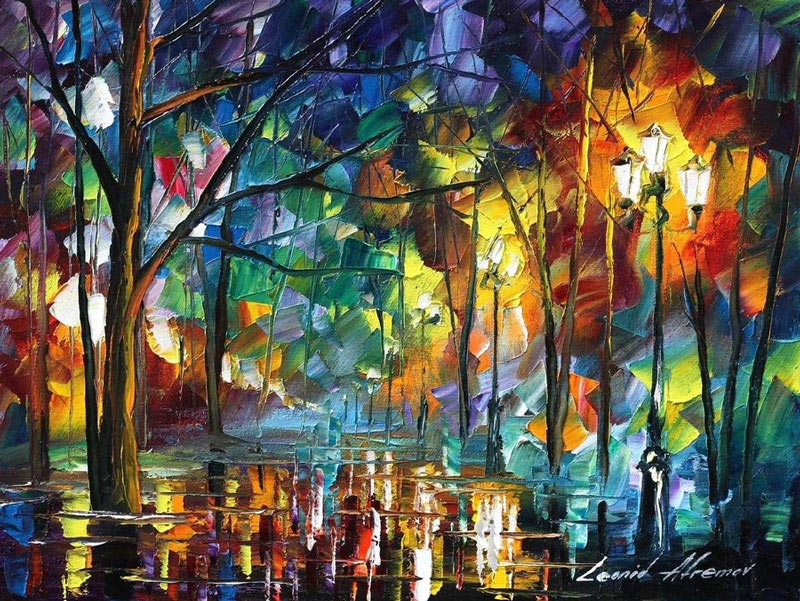800x601 Breathtaking Oil Paintings Using Only A Palette Knife - Palette Knife Oil Painting