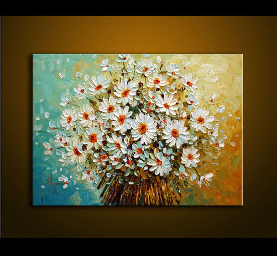 Palette Knife Painting Flowers at PaintingValley.com | Explore ...