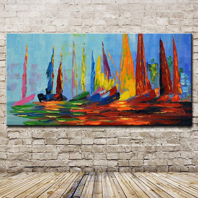 400x400 Handmade Palette Knife Oil Painting On Canvas Modern Abstract - Palette Knife Oil Painting On Canvas