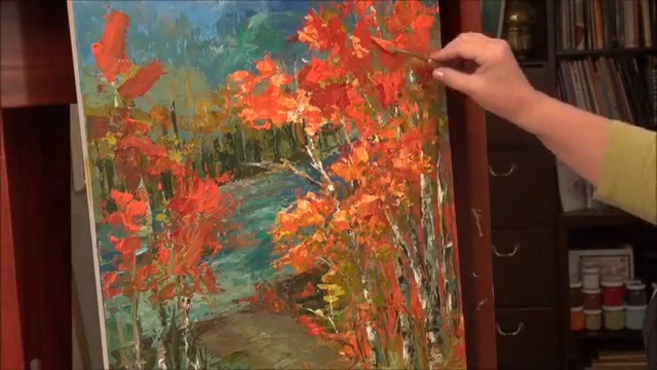 1280x720 Palette Knife Painting - Palette Knife Painting Acrylic