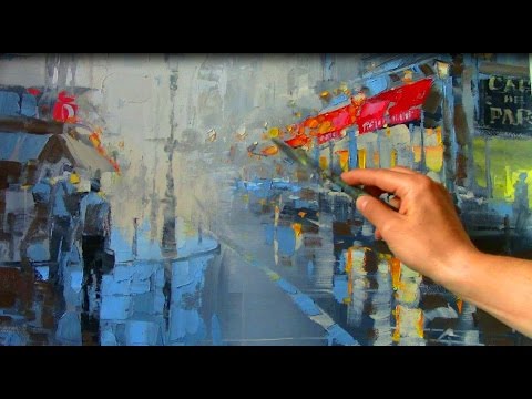 480x360 Painting With Palette Knife Original Artwork - Palette Knife Painting Artists