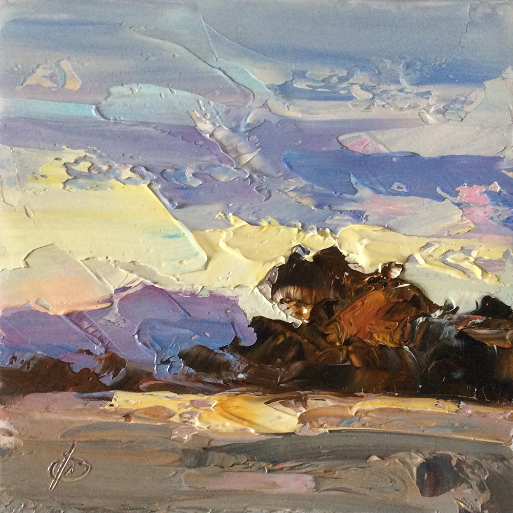 1000x1000 Tom Brown Fine Art Palette Knife Painting By Tom Brown - Palette Knife Painting Artists