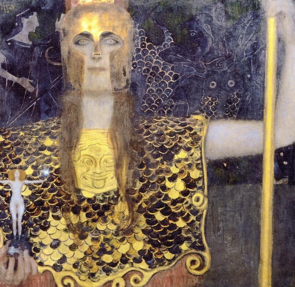 995x969 Pallas Athena By Gustav Klimt - Pallas Painting