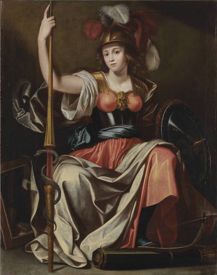 734x931 Fileulrich Loth - Pallas Painting