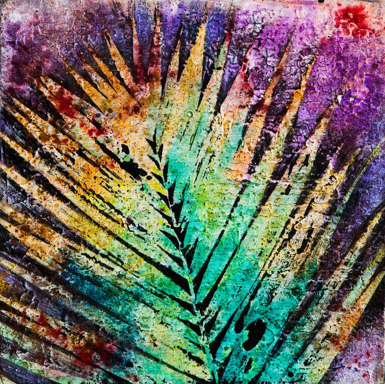 770x768 Saatchi Art Holi Palm Painting By Diane Evans - Palm Painting