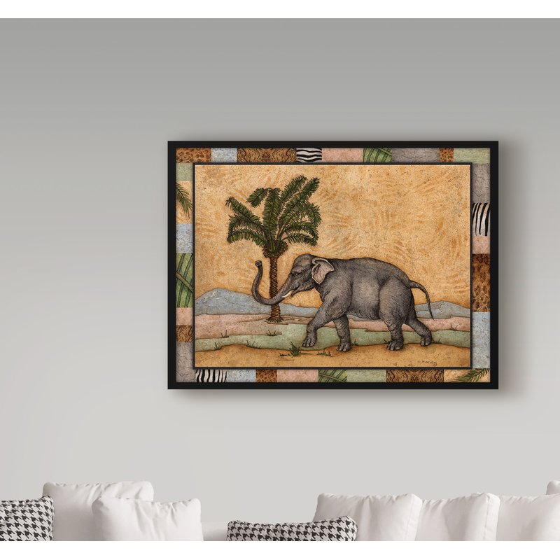 800x800 Trademark Art - Palm Tree Acrylic Painting