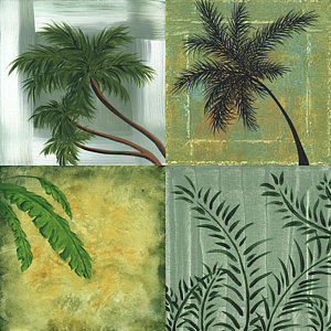 300x300 Palm Leaf Paintings Fine Art America - Palm Tree Leaf Painting
