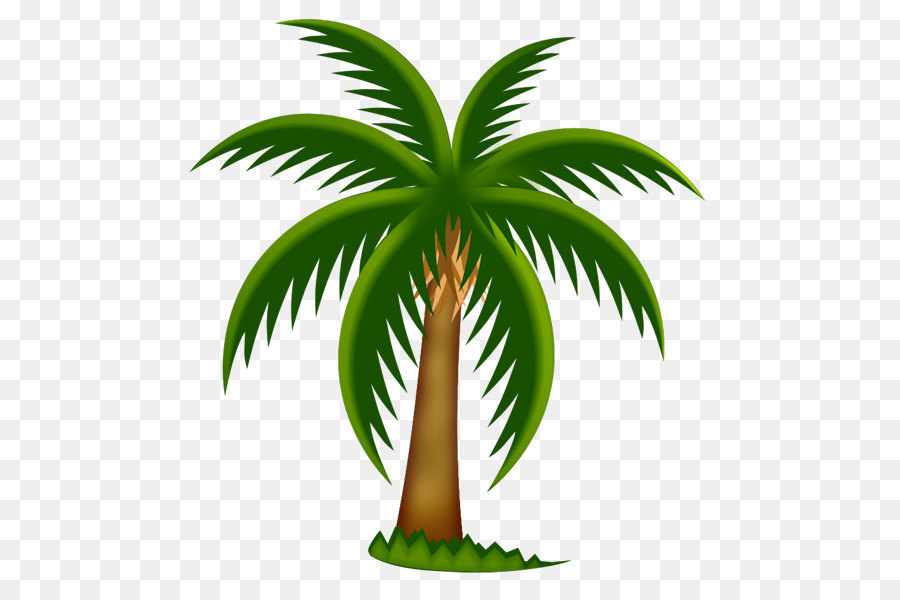 900x600 Palm Trees Date Palm Clip Art - Palm Tree Leaf Painting
