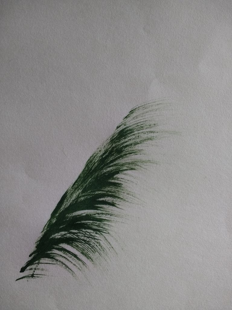 768x1024 How To Paint A Palm Tree 10 Steps - Palm Tree Leaves Painting