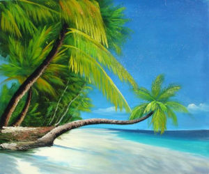 Palm Tree Oil Painting at PaintingValley.com | Explore collection of ...