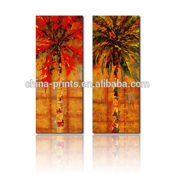 350x350 Coconut Tree Painting On Canvasstretched Canvas Painting - Palm Tree Painting On Canvas