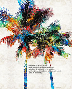 243x300 Palm Tree Paintings Fine Art America - Palmetto Tree Painting