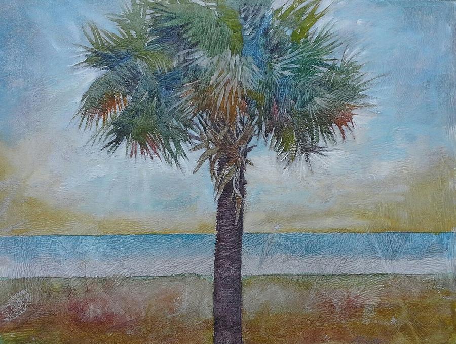 900x678 Palmetto Tree Painting By Tina Farney Proctor - Palmetto Tree Painting