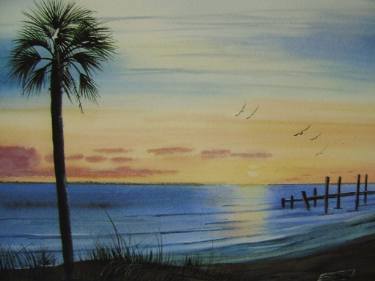 375x281 Palmetto Tree Paintings For Sale Saatchi Art - Palmetto Tree Painting