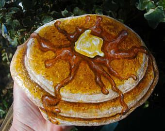 340x270 Stack Of Pancakes Painted Rock - Pancake Painting
