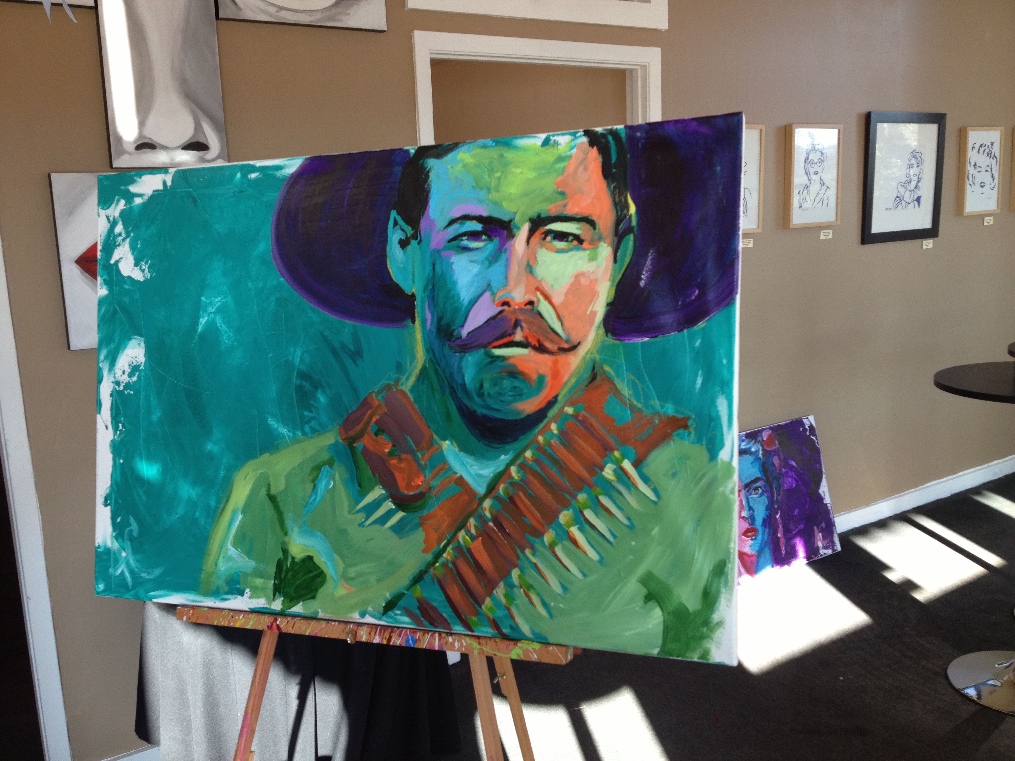 3264x2448 Pancho Villa Paintings - Pancho Villa Painting