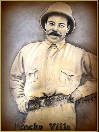 345x459 Pancho Villa (Painting )by Lorenzana Francisco (Pancho) - Pancho Villa Painting