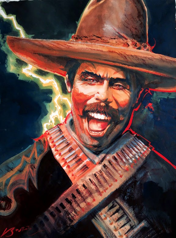 576x779 Cowboys We Are And Cowboys We Shall Be - Pancho Villa Painting