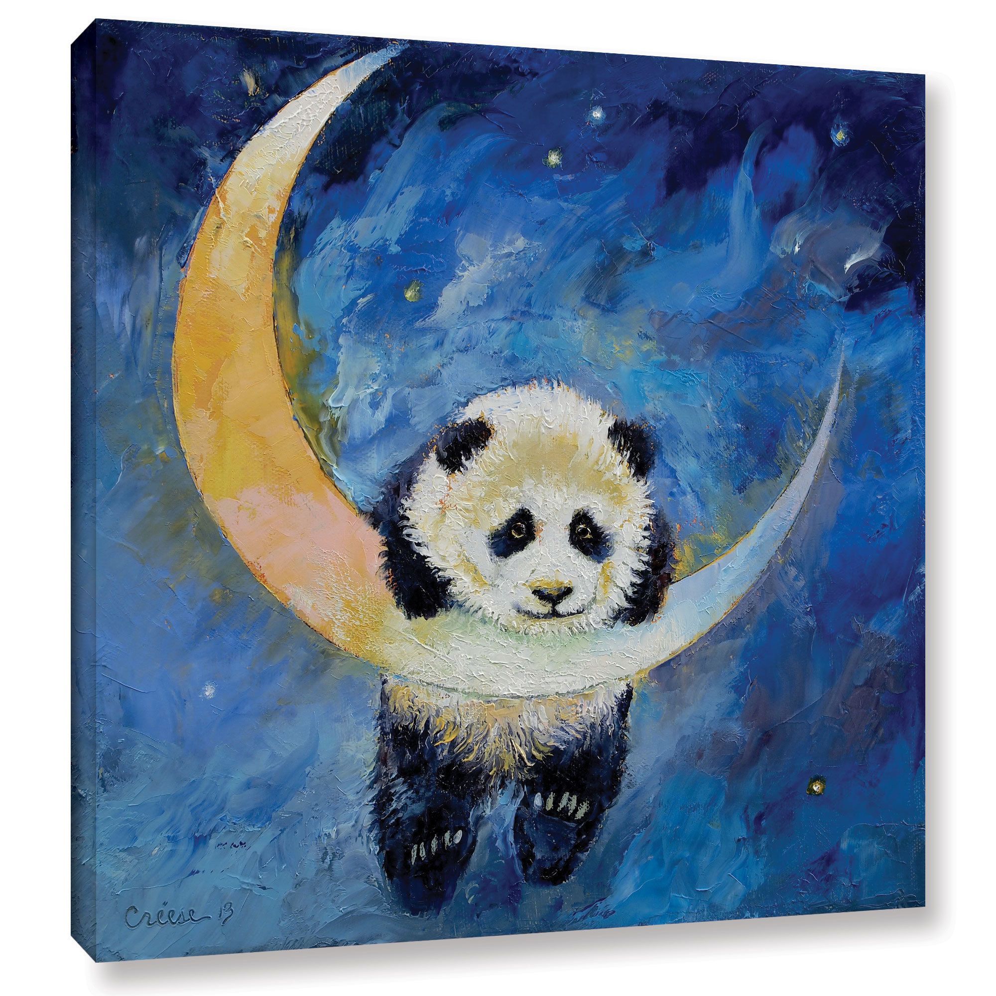 2000x2000 Michael Creese's Panda Stars, Gallery Wrapped Canvas Is A High - Panda Canvas Painting