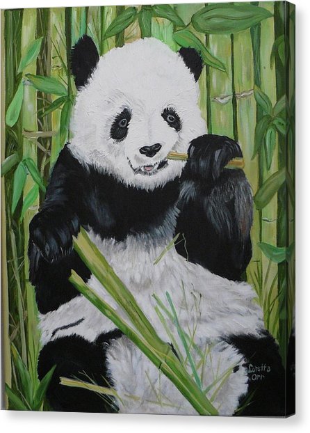 Panda Canvas Painting at PaintingValley.com | Explore collection of ...