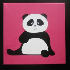 Panda Canvas Painting at PaintingValley.com | Explore collection of ...