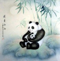 203x206 Panda - Panda Chinese Painting