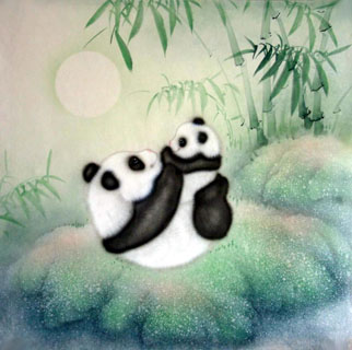 322x320 Page 4 Chinese Panda Paintings, China Panda Art Scrolls, Pictures - Panda Painting