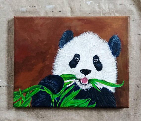 Panda Painting at PaintingValley.com | Explore collection of Panda Painting