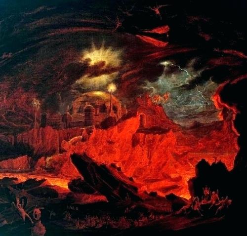 500x478 Pandemonium Painting Book 1 Painting The Fallen Angels Entering - Pandemonium Painting