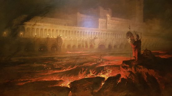 550x309 Painting By John Martin - Pandemonium Painting