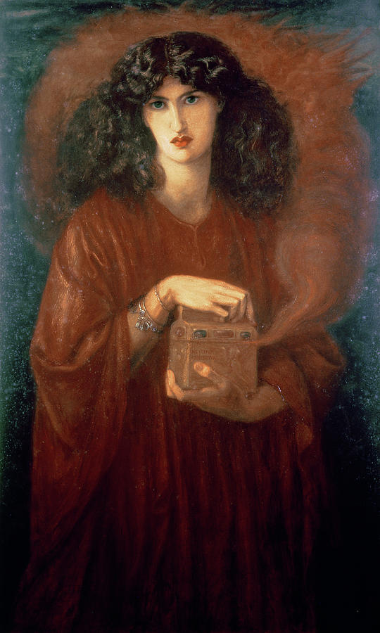 540x900 Pandora Painting By Dante Charles Gabriel Rossetti - Pandora Painting
