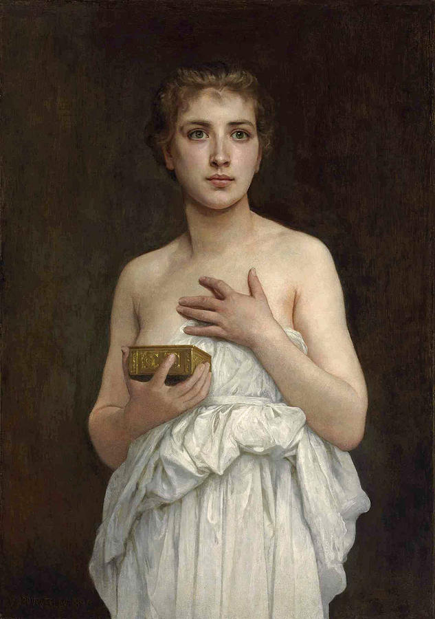 633x900 Pandora Painting By William Adolphe Bouguereau - Pandora Painting