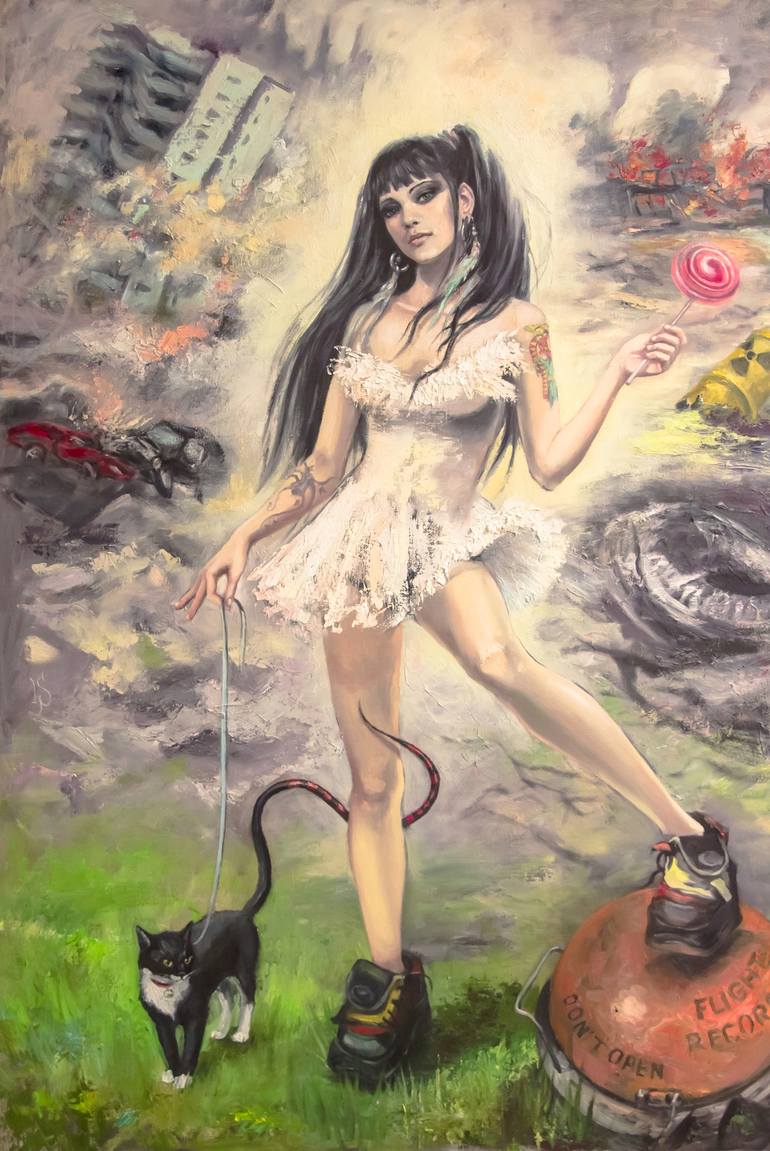 770x1151 Saatchi Art Pandora Painting By Irina Sergeyeva - Pandora Painting