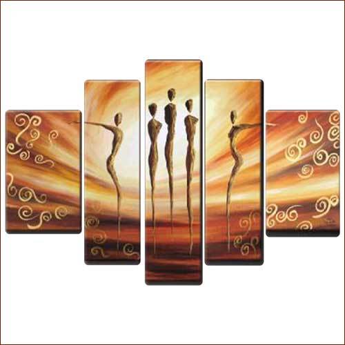 500x500 Five Panel Painting Set Design Crafts Service Provider - Panel Painting