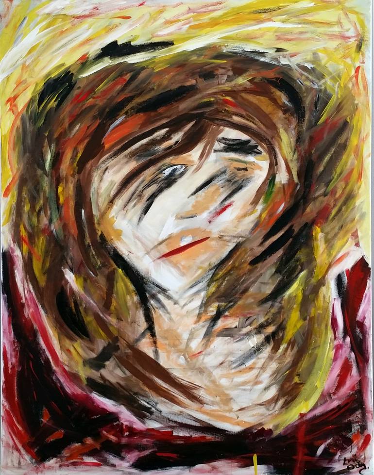 770x979 Saatchi Art Panic Painting By Lori Doty - Panic Painting