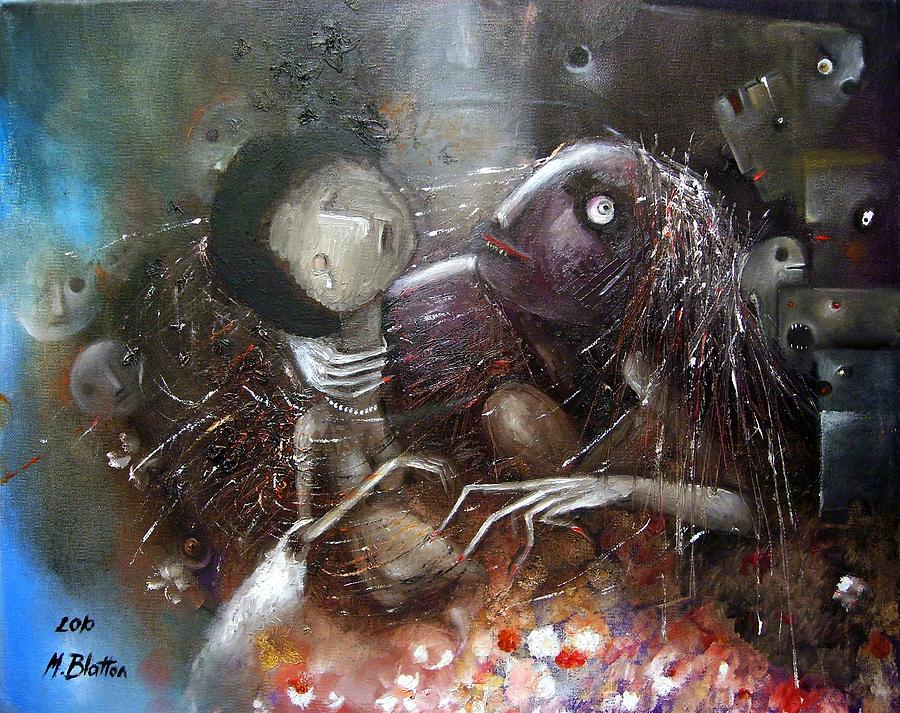 900x713 Tetany From Panic Attack - Panic Painting