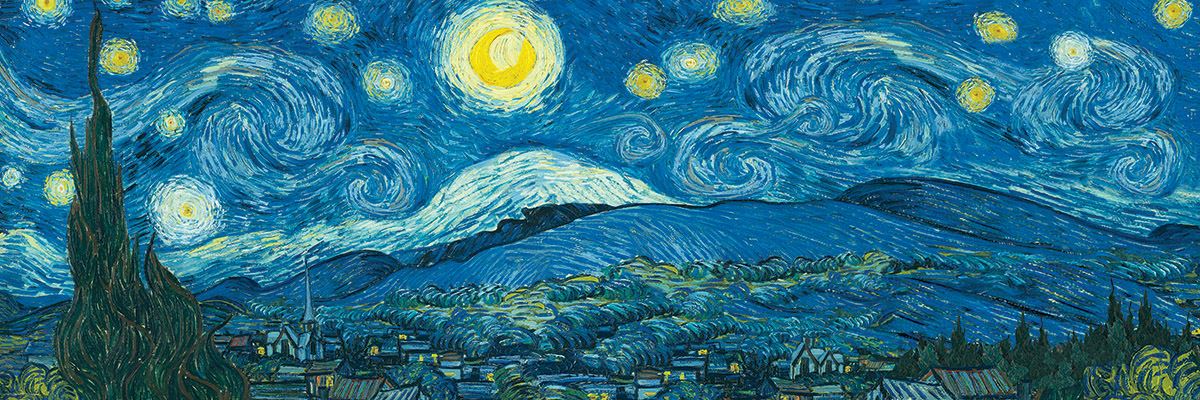 1200x400 Vincent Van Gogh - Panoramic Painting
