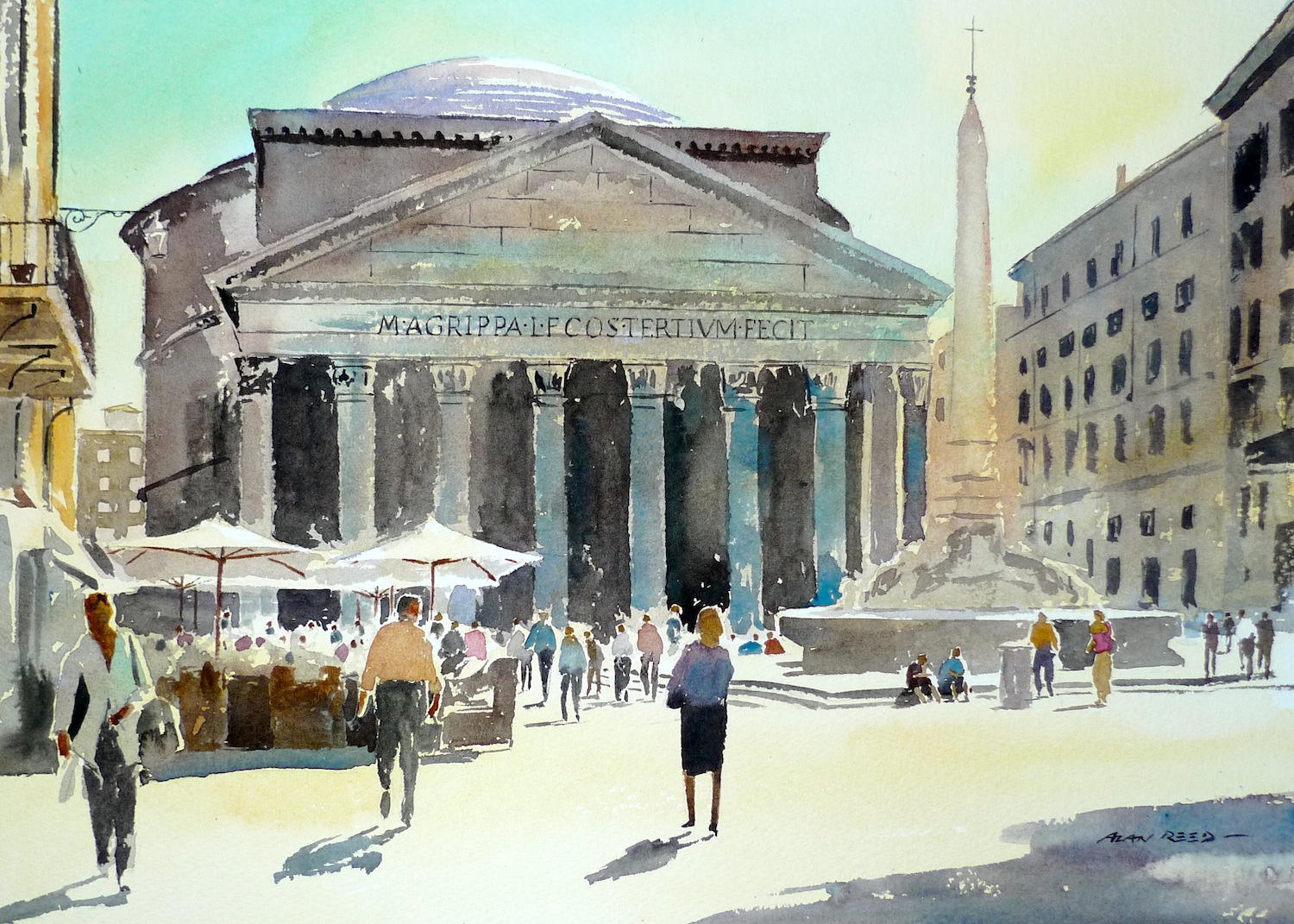 Пантеон в Риме картина