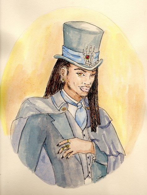 474x629 Papa Legba Commission By Thepottedpineapple - Papa Legba Painting