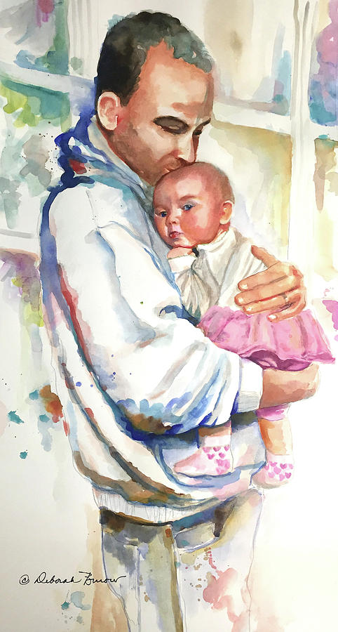 482x900 Papa Painting By Deborah Burow - Papa Painting