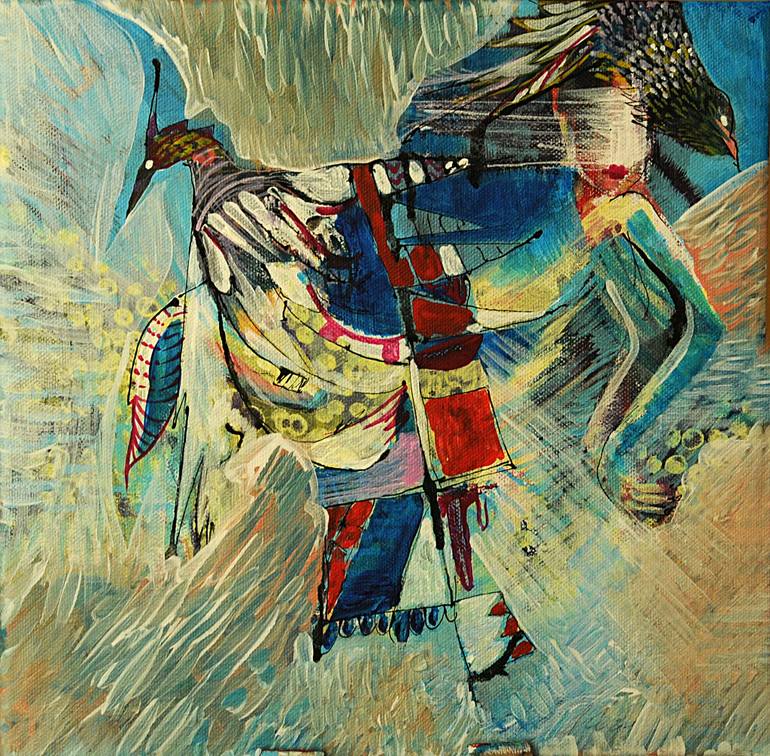 770x756 Saatchi Art Free Flight Painting By Alexa Papa - Papa Painting